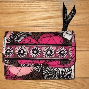 Vera Bradley Wallet Pink & Brown